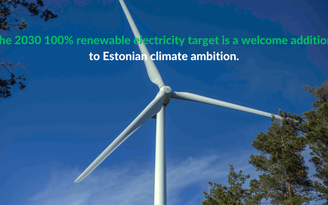Renewables gain ground in Estonia
