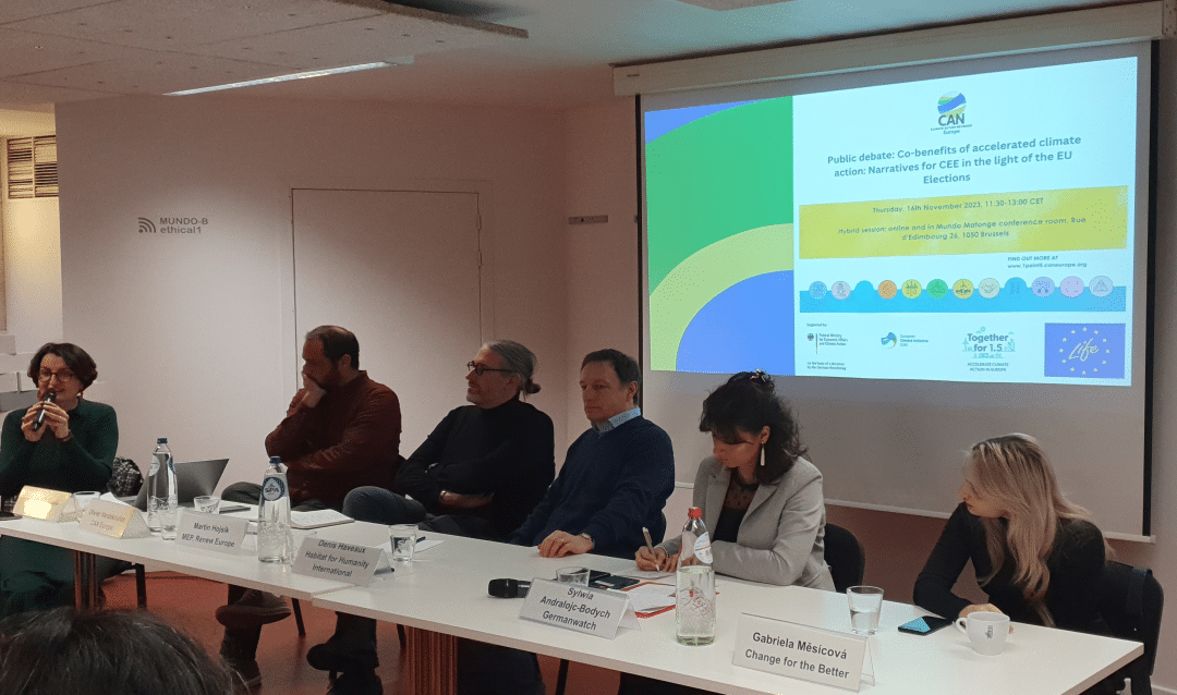HIGH-LEVEL EVENT – Report on co-benefits of accelerated climate action: Narratives for CEE in the light of the EU Elections